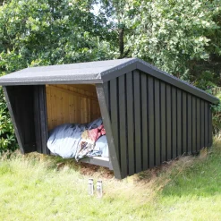 6,54 m² Komplett Obehandlad Lösning Inkl Takpapp, Beslag & Skruvar