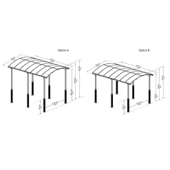 Alpine I Metall För Husbil 3,6x5 m