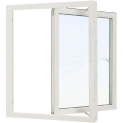 Aluminiumbeklätt Trä 3-Glas