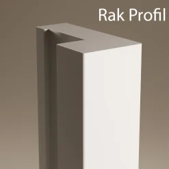 Aluminiumbeklätt Trä 3-Glas