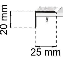 A27 Mattsvart 20x25 mm