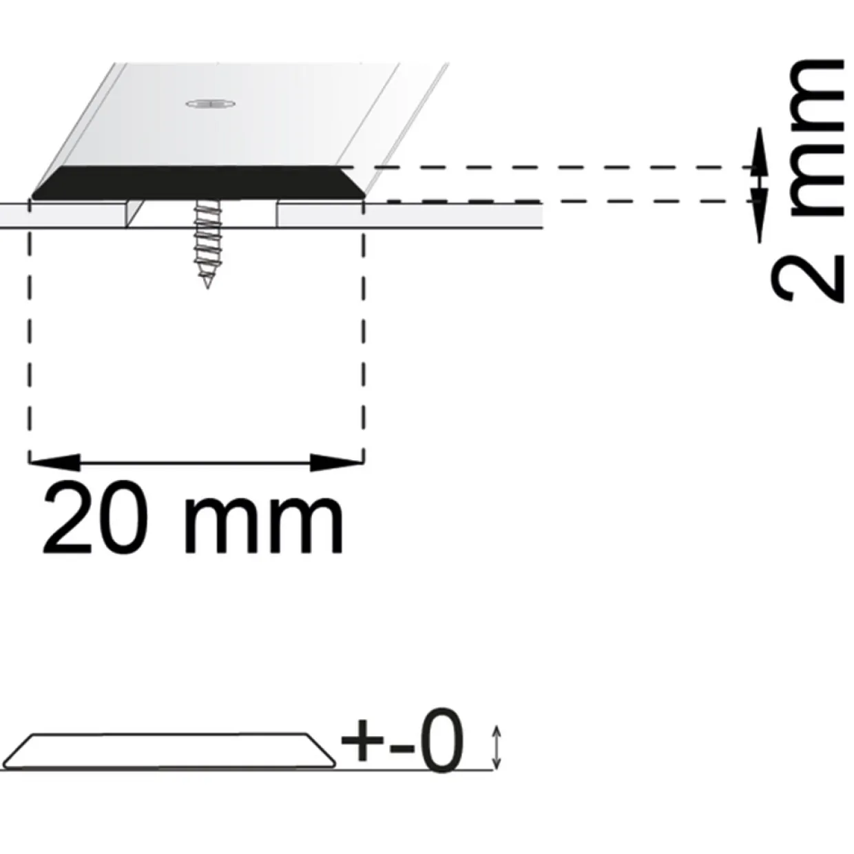 A25 Mässing 20 mm
