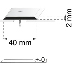 A24 Mässing 40 mm