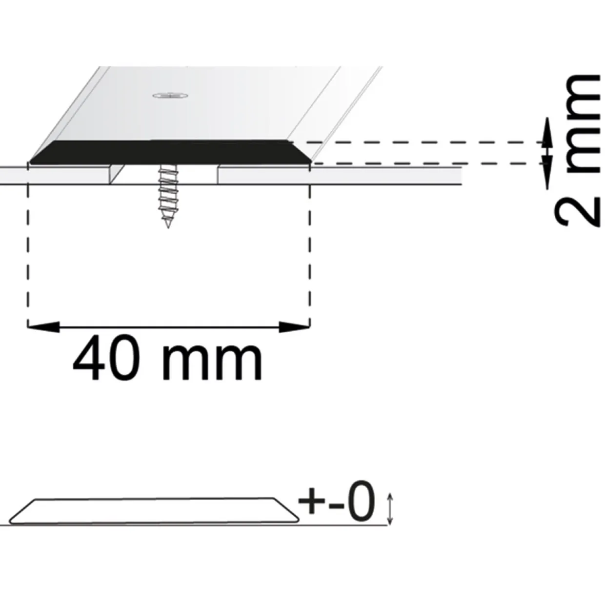 A24 Mässing 40 mm