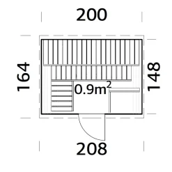 Anita 0,9 m2