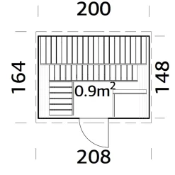 Anita 0,9 m2