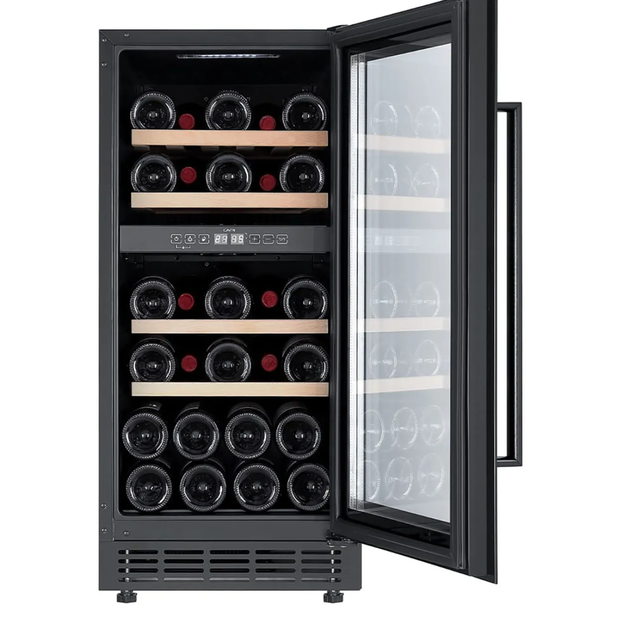 Arctic Collection 40D Fullglass Svart Inbyggbar med 2 Zoner