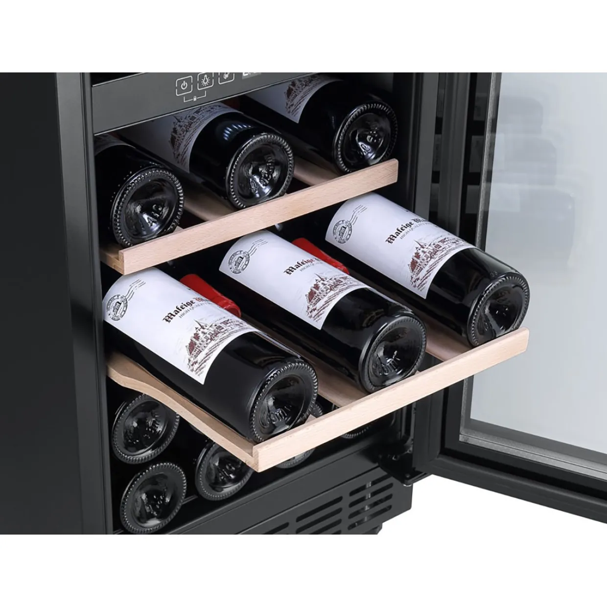 Arctic Collection 40D Fullglass Svart Inbyggbar med 2 Zoner