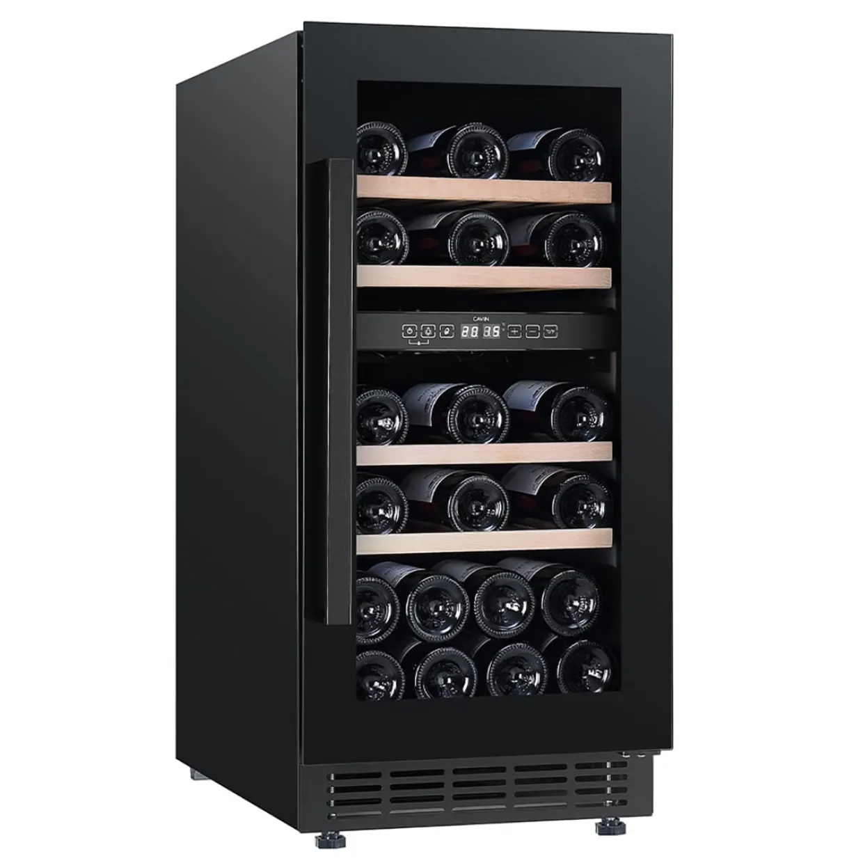 Arctic Collection 40D Fullglass Svart Inbyggbar med 2 Zoner