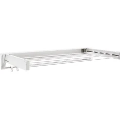 Artdry Väggmonterad & Hopfällbar 70 cm Vit Stål