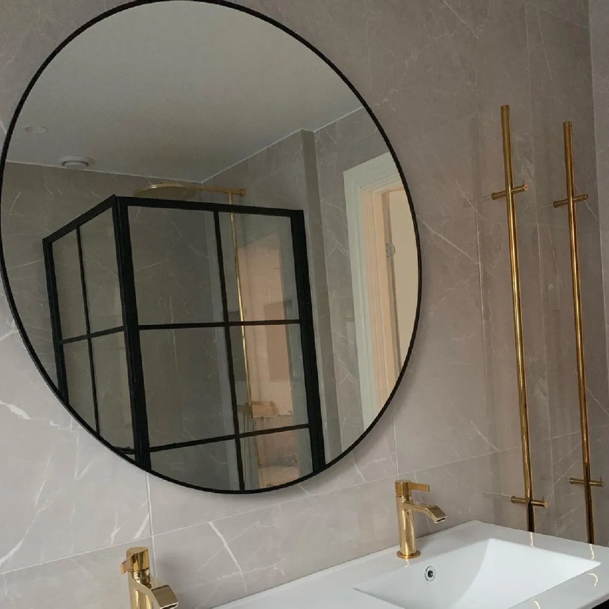 Aura Perla Blank Rak Kant 60x60 cm