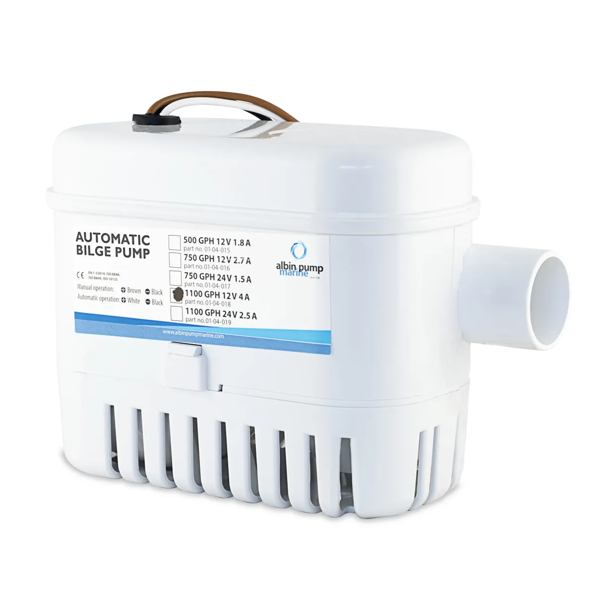 Automatisk 1100 GPH 12V