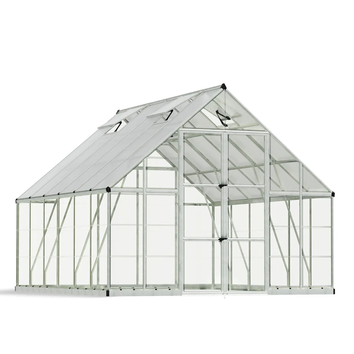 Balance, Aluminiumram med UV-Skyddad Polykarbonat & Ventilationsfönster, 10,8 m²