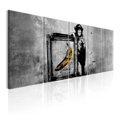 Banksy Monkey With Frame