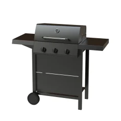 Barbeque 3 Brännare Svart