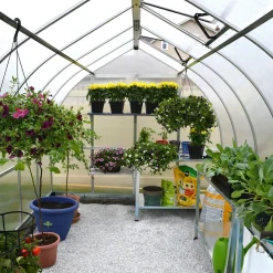 Bella Aluminiumram med UV-Skyddad Polykarbonat & Ventilationsfönster, 8,9 m²