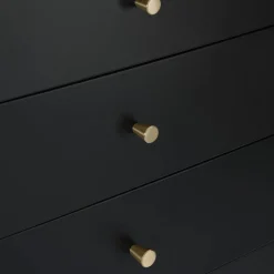 Benjamin Svart Förvaringsmöbel 50x115x35 cm