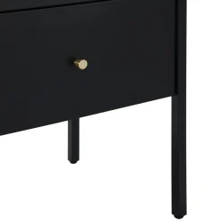 Benjamin Svart Förvaringsmöbel 50x115x35 cm