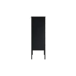 Benjamin Svart Förvaringsmöbel 50x115x35 cm