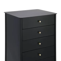 Benjamin Svart Förvaringsmöbel 50x115x35 cm