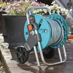 Bevattning Slangvagn & Kran Med Vattenspridare & Sprinklerpistol
