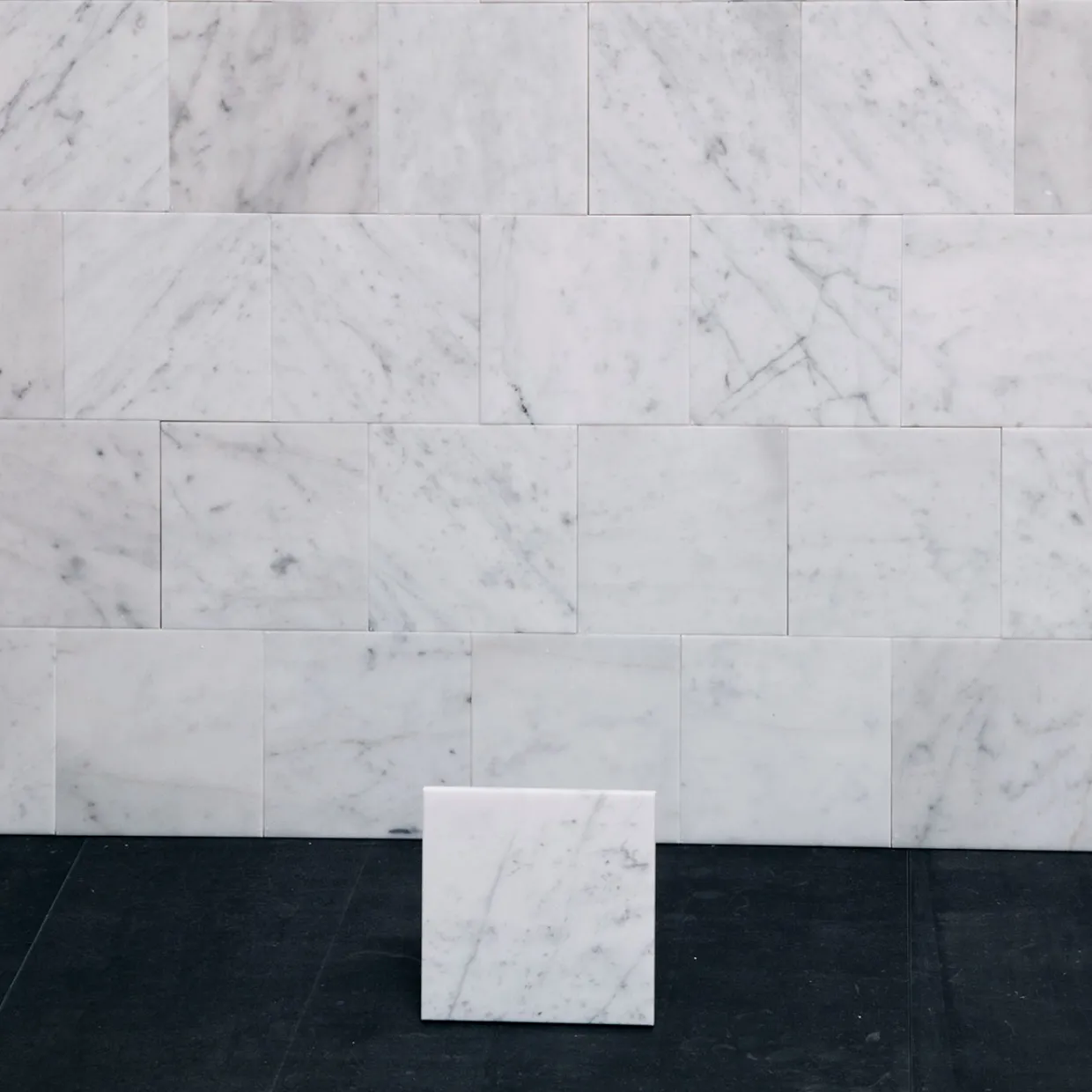 Bianco Carrara C Honed Vit 15x15 cm