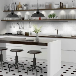 Bianco Carrara C Honed Vit 15x15 cm