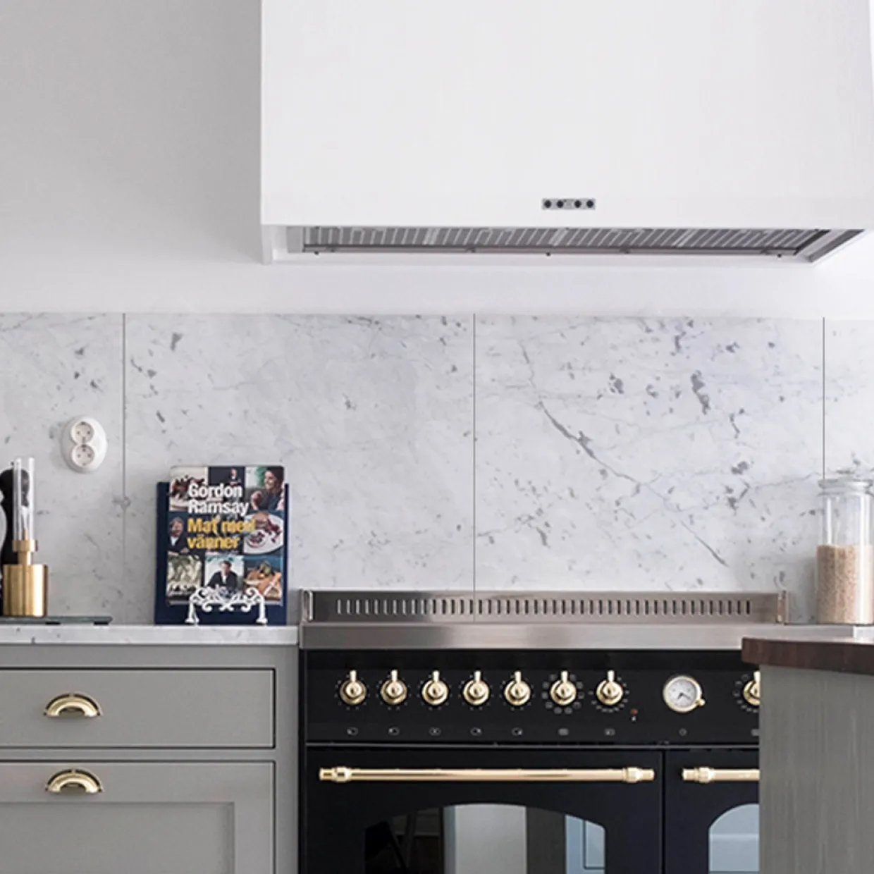 Bianco Carrara C Honed Vit 31x31 cm