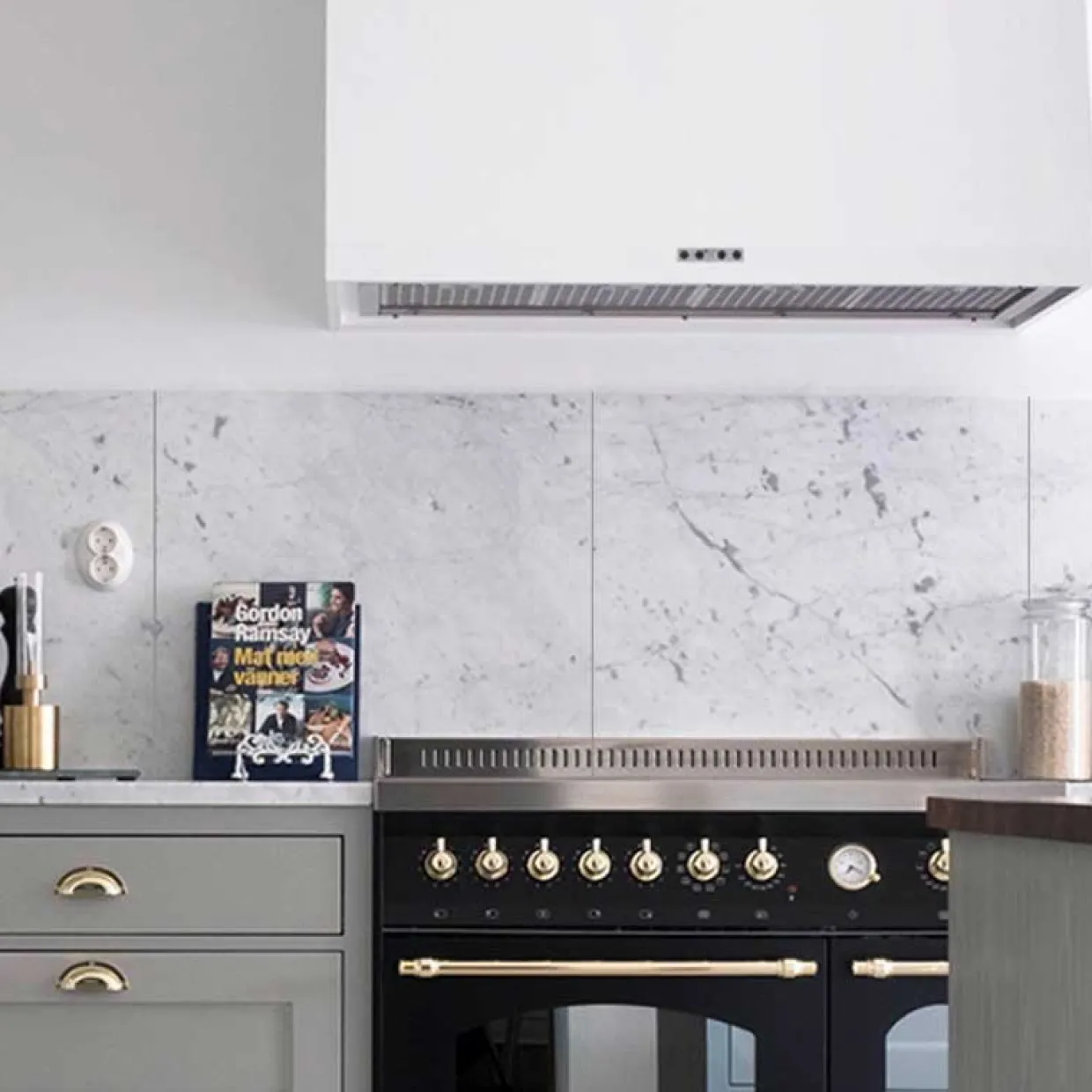 Bianco Carrara C Honed Vit 31x31 cm