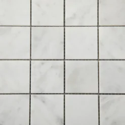 Bianco Carrara C Polerad 5x5 cm