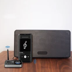 Bluetooth 5.0 2-in-1 Audio sändare/mottagare LogiLink