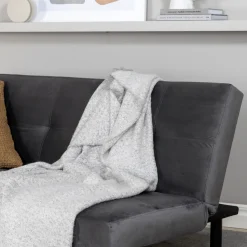 Bodil Grå Sammet 2-sitssoffa 180x80x55 cm 1 Sovplats