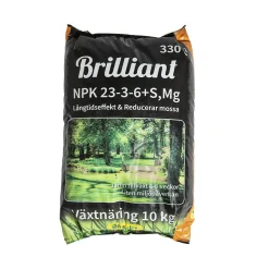 Brilliant 10 kg, Långtidsverkande Gräsmattegödsel & Gödsel för Gräsmatta