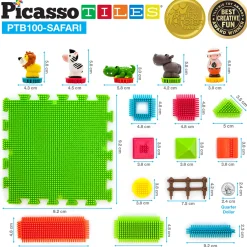 Bristle Blocks 100 Bitar Safari