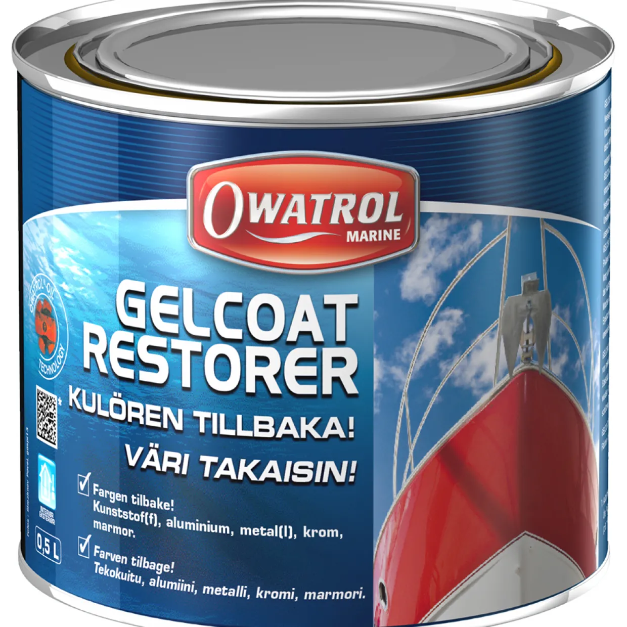 Båtrengöring Gelcoat Restorer Owatrol