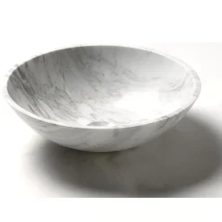 Carrara Polerad Rund