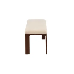 Chester Off White Rektangulär Bänk 120cm