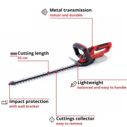 55 cm 18 V Li-jon Solo GE-CH 1855/1 utan Batteri