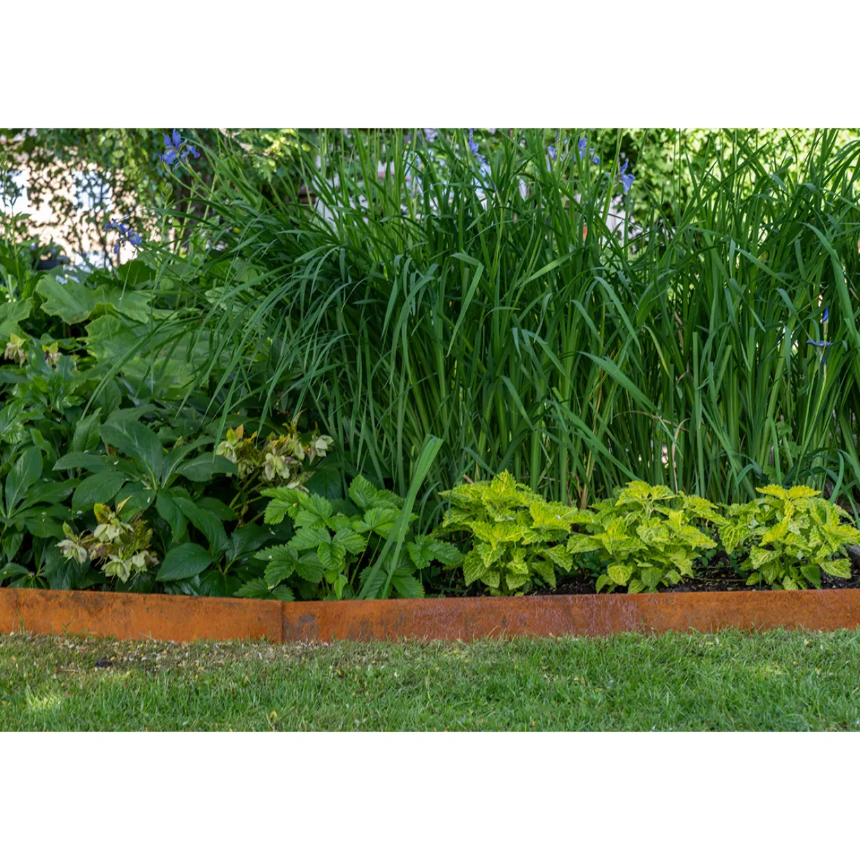 Corten 4-pack Gräskant, 110 cm