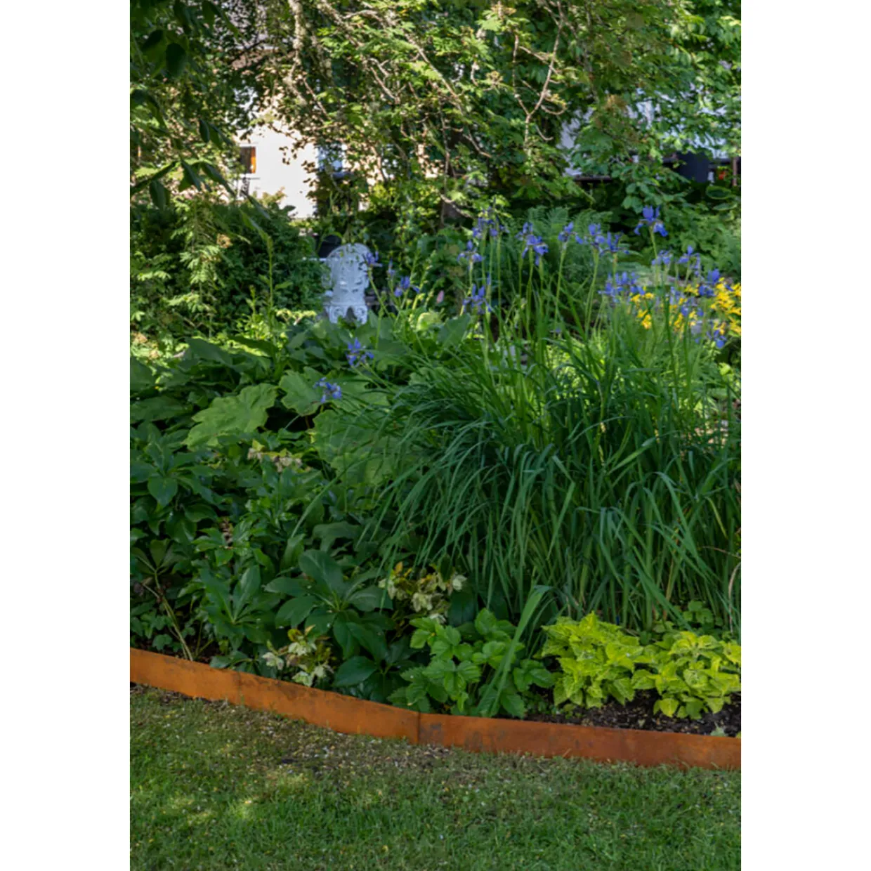 Corten 4-pack Gräskant, 110 cm