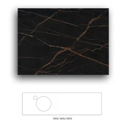 Crown+ Dekton  1610 till Tvättställsskåp Crown