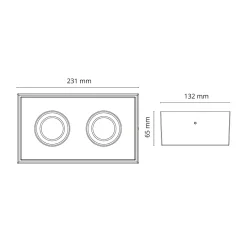 Cube Lux 14W 2700K IP44 LED