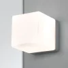 Cube Vägglampa i Krom Dimbar