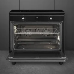 CX91IMBL Svart 90cm med Varmluft och Timerfunktion
