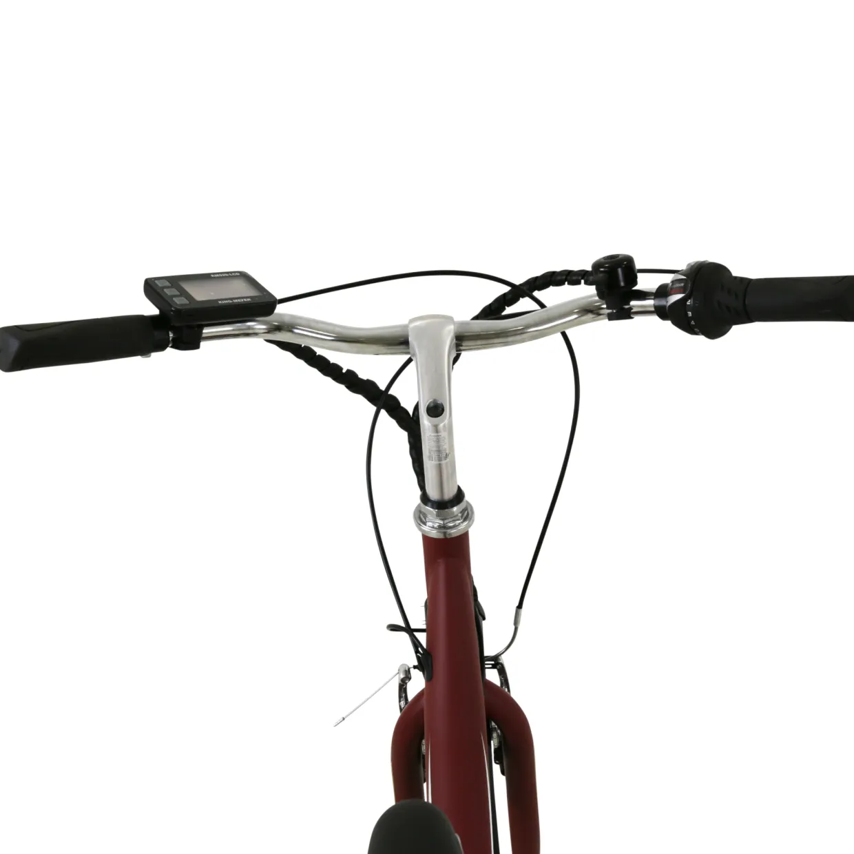 Dam 28" med Cykeldator Mattröd