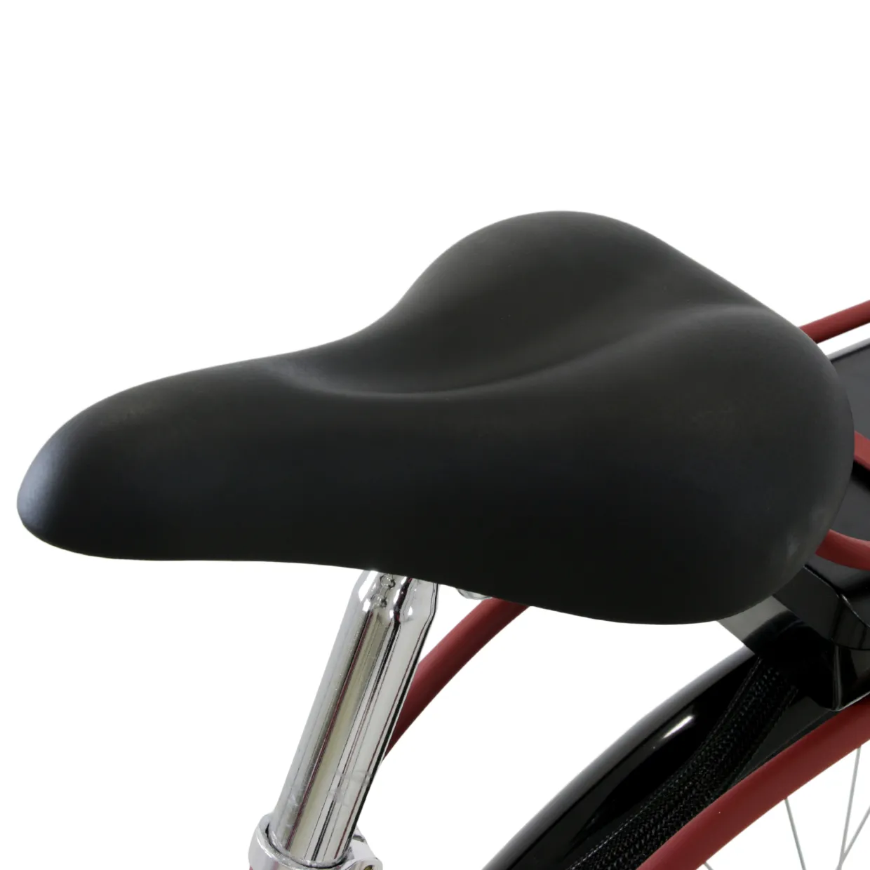 Dam 28" med Cykeldator Mattröd