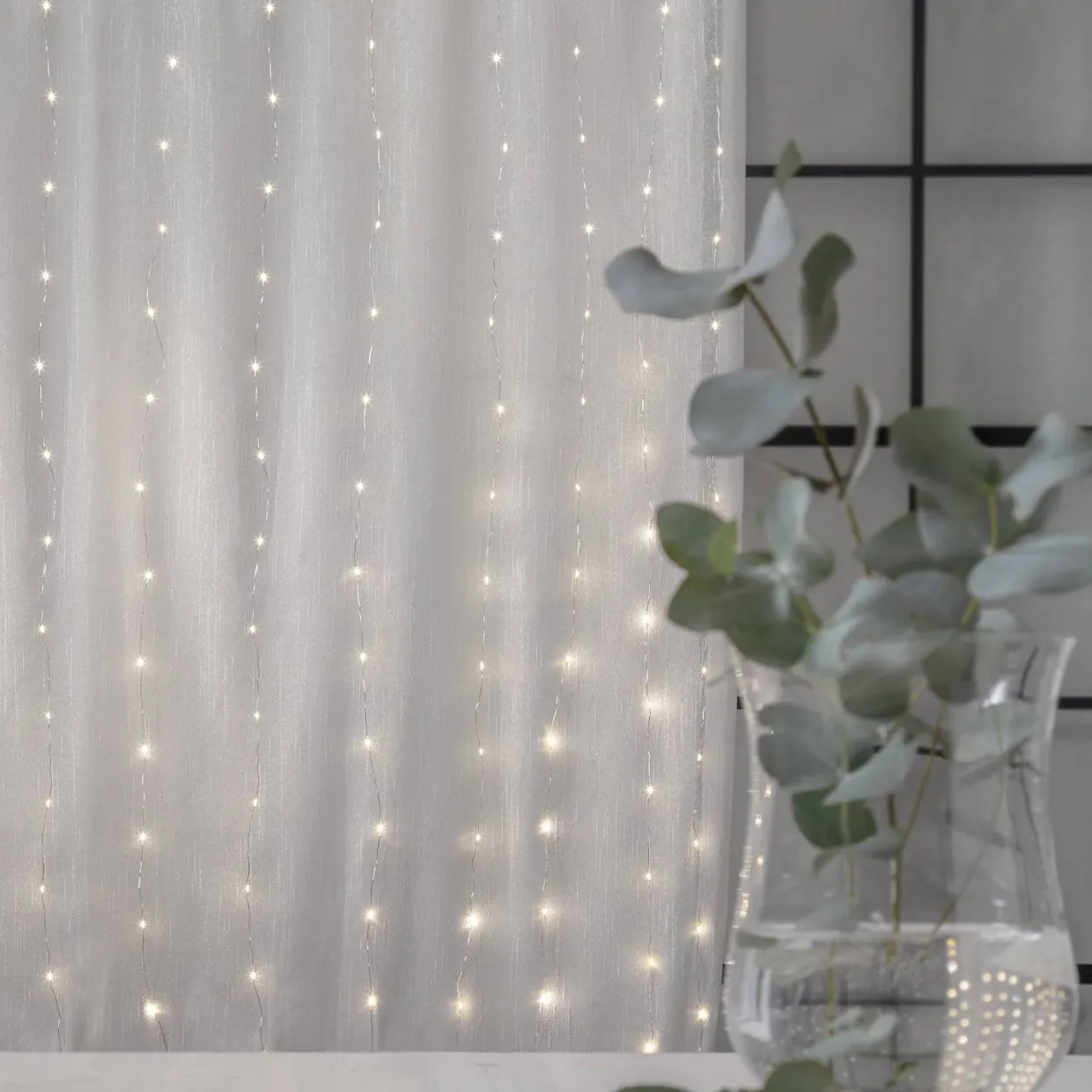 Dew Drop Hängande Gardinslinga LED
