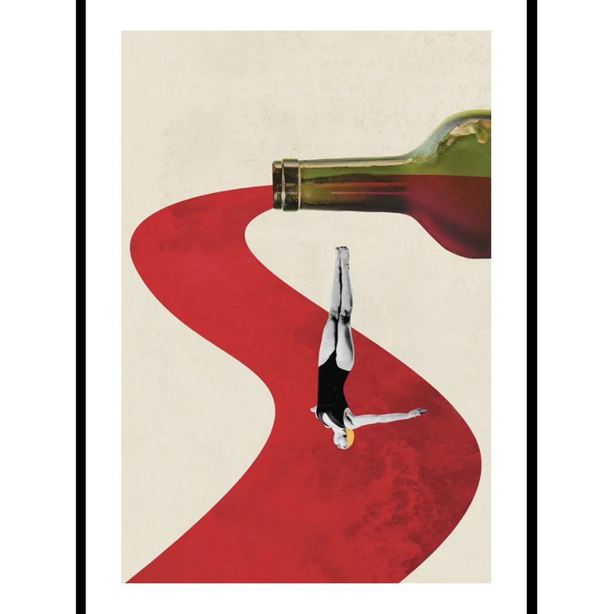 Diver In Wine River