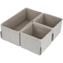 Drawer organizer 3-set Beige