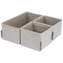 Drawer organizer 3-set Beige